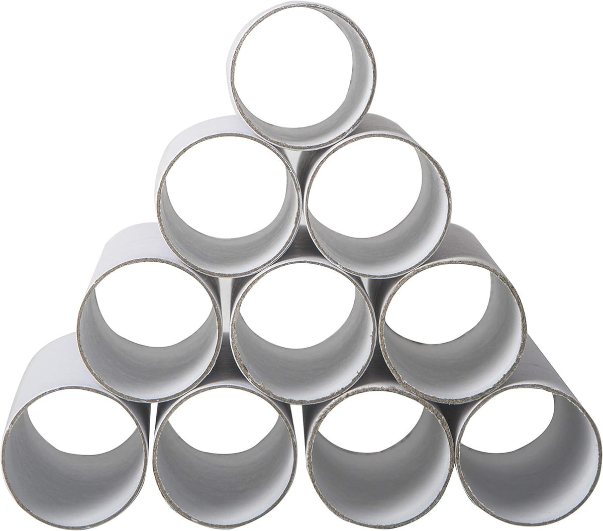 30 Pack Craft Rolls - Thick Cardboard Tubes for Crafts - Round Cardboard Tubes - Craft Tubes - Craft Round Tubes - Paper Tube for Arts & Crafts - 1.57 x 3.9 Inches - White