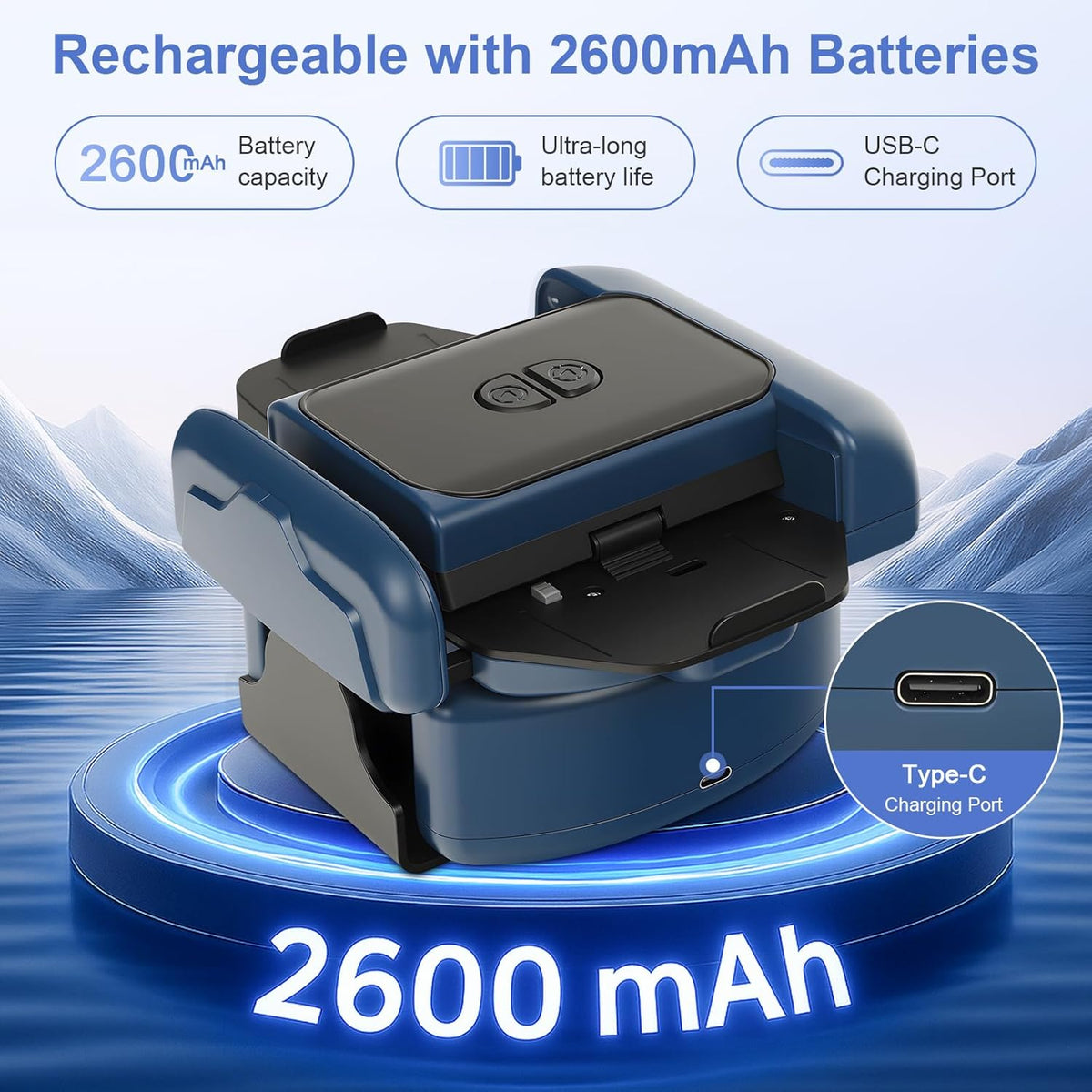 BEE&FLOWER Card Shuffler Rechargeable Automatic Shuffler Low Noise Fast Shuffle for 1–2 Decks with Auto/Manual Modes Compatible with Poker, Blackjack, Texas Hold’em, Bridge, Popular Card Games