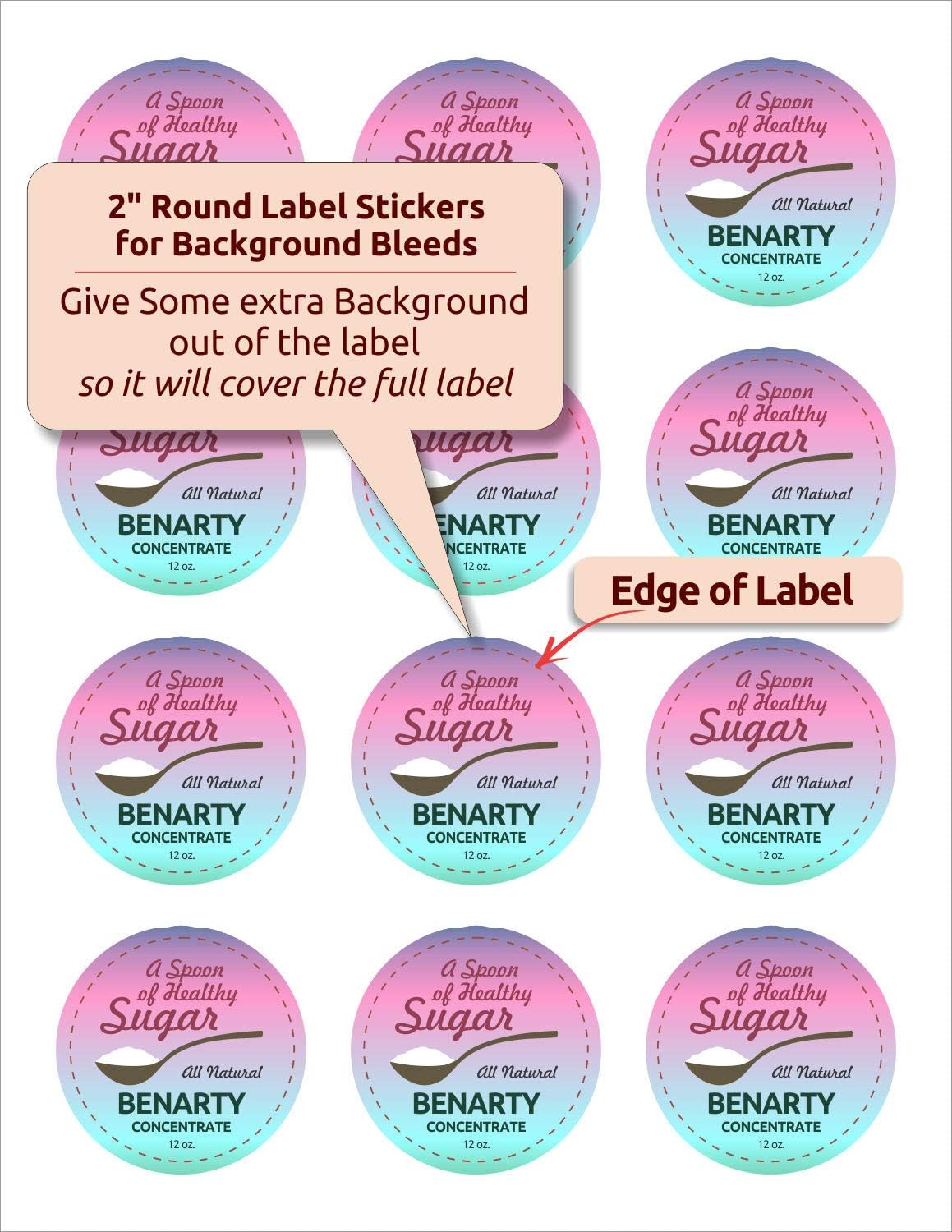 NextDayLabels - 2 Inch Round Circle Stickers - Matte White Blank Laser/Inkjet Printer Labels (300 Labels, 25 Sheets, 12 Per Sheet)