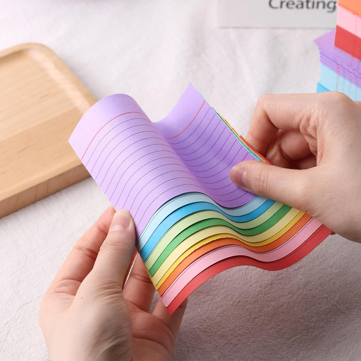 Koogel 500PCS Index Cards 3x5, Colored Lined Ruled Flash Cards for Back to School, Heavy Notecards for Studying School Home College Office Note Taking, To Do List Supplies, 10 Colors