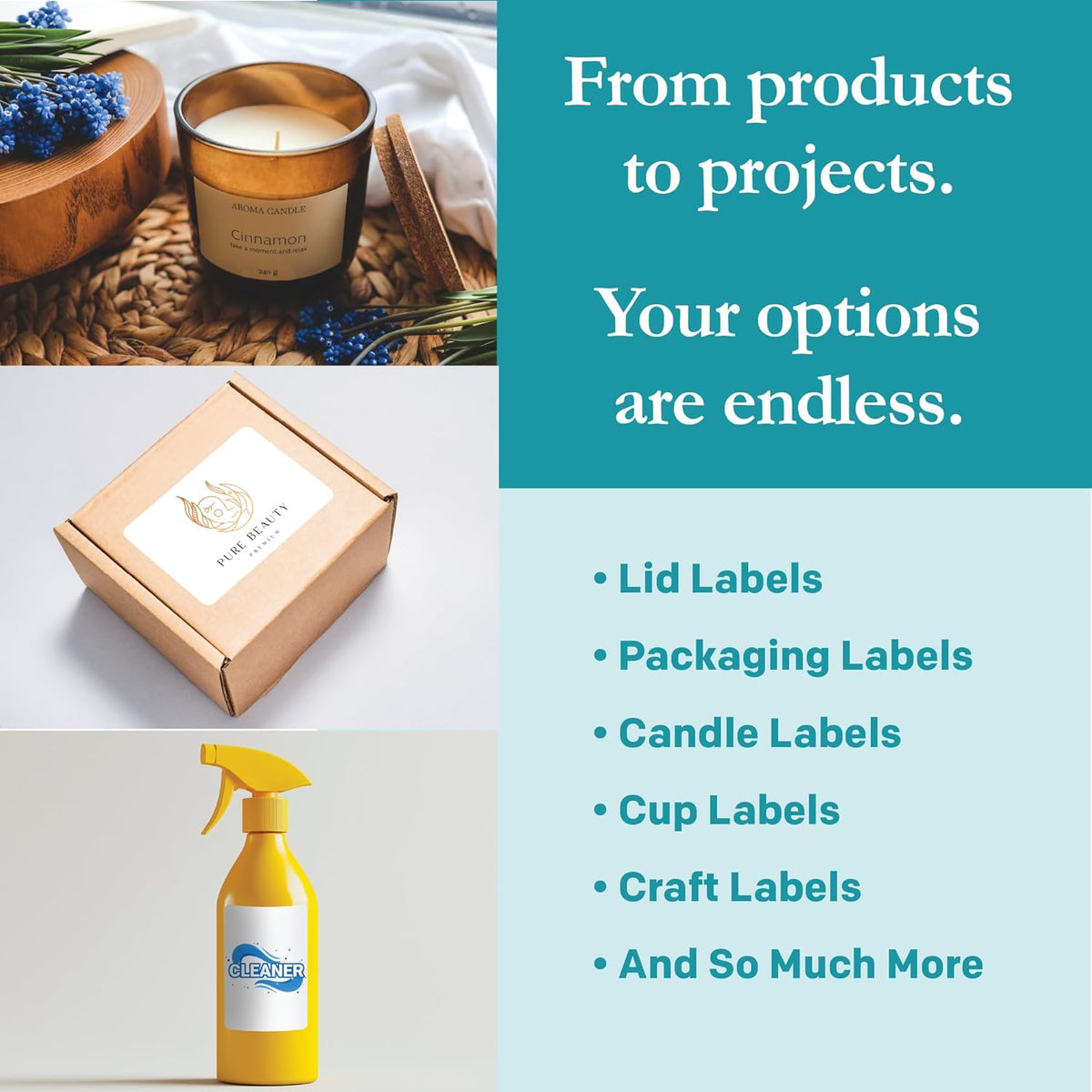 Premium Label Supply White Sticker Product/Shipping Labels – 3" x 2" – Laser/Inkjet Compatible – (10 per Sheet), 2000 Sheets – 20,000 Total Adhesive Labels