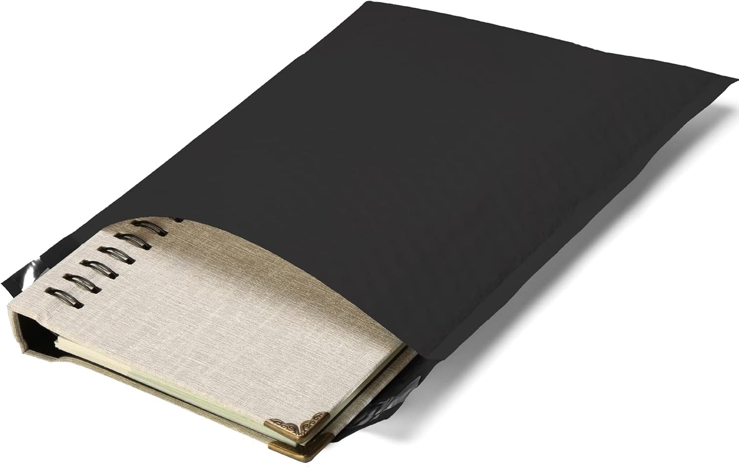 The Boxery Colored Poly Bubble Mailers (#0 6x10'', Black)