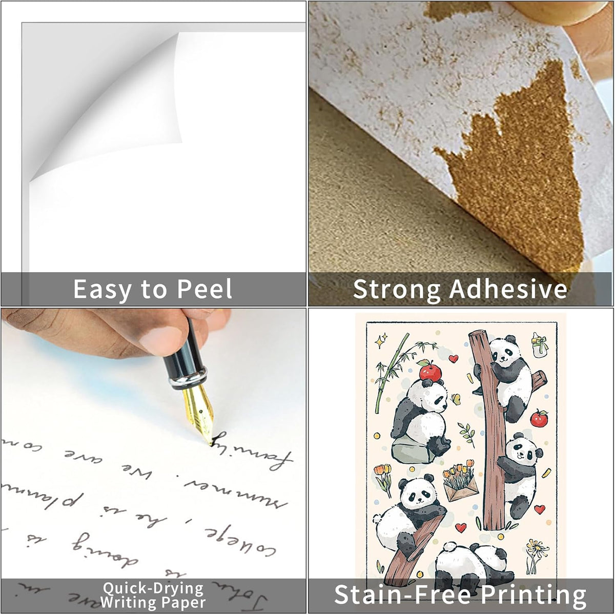 8.5" x 11" Full Sheet Label Sticker Paper for Laser & Inkjet Printers,Self Adhesive Full Page Shipping Labels,Printable White Matte Mailing Label Stickers(4000 Sheets,4000 Labels)