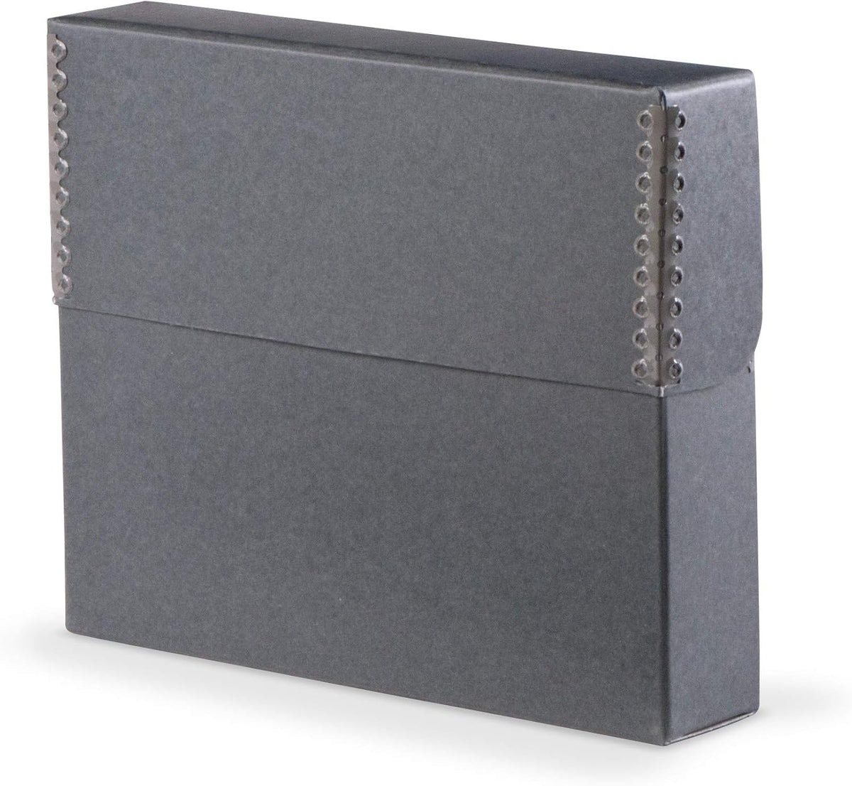 Gaylord Archival Blue/Grey Flip-Top Document Storage Box - 2 1/2W x 12 1/4L x 10 1/4" H