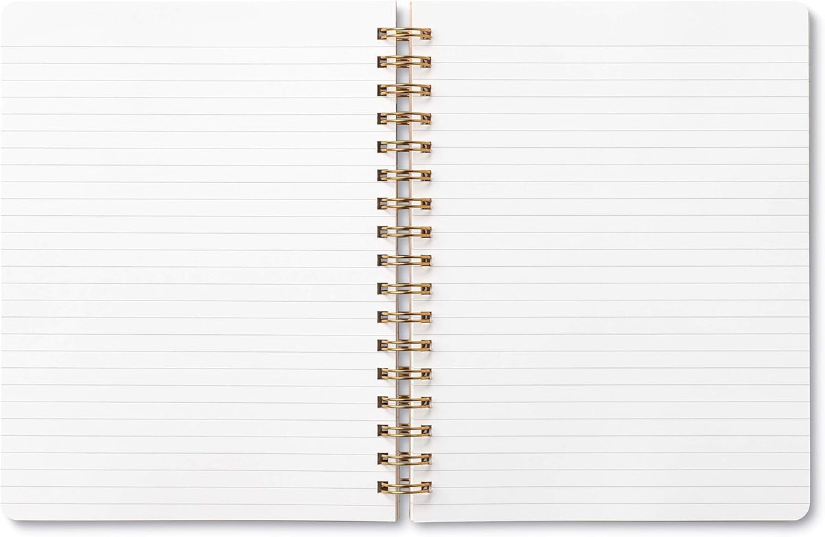 Compendium Spiral Notebook - Life Is Beautiful — A Designer Spiral Notebook with 192 Lined Pages, College Ruled, 7.0”W x 9.25”H