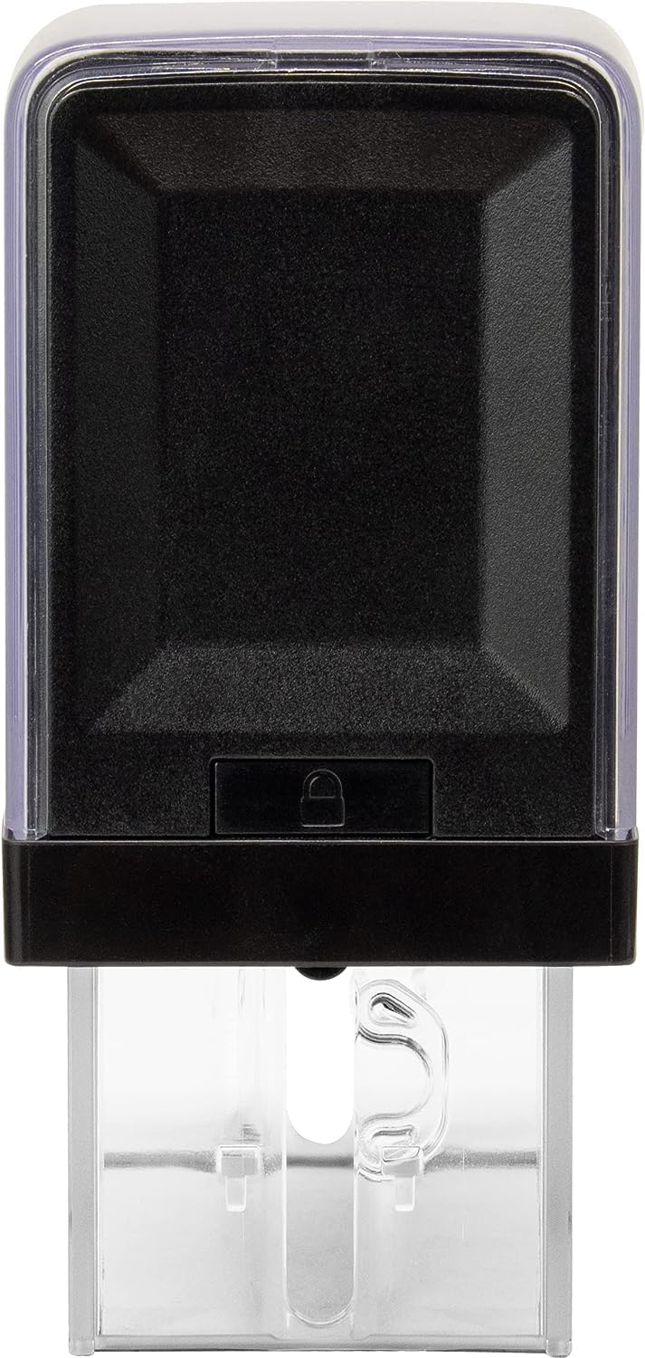 COLOP Large Size Self Inking Custom Signature Stamp - Choose from 15 Ink Colors