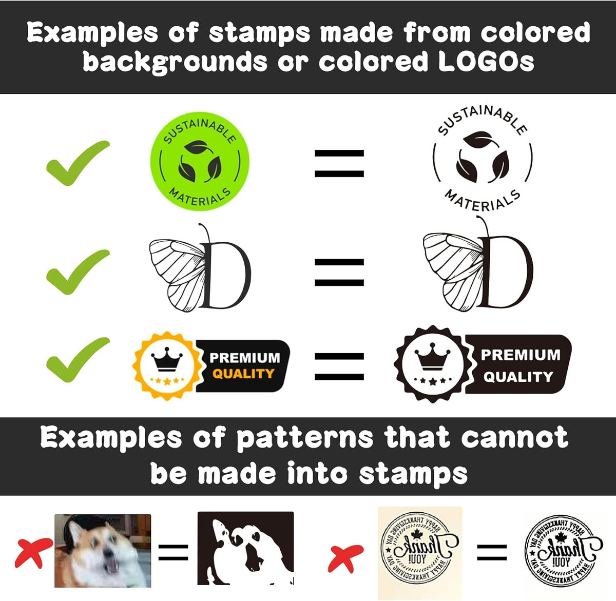 Custom Logo Embosser | Personalized Book Embosser | Self Ink Rubber Stamp from The Library of | Customizable Stamp (Upload Logo 7)