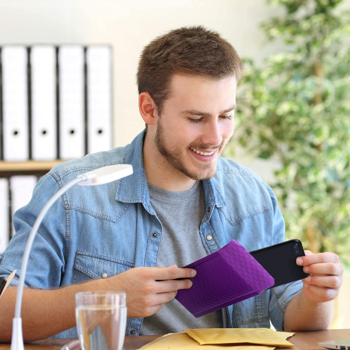 Metronic Bubble Mailers 6x10 Purple, Case of 600, Self-Seal Poly Padded Mailer Envelopes Packaging Bags, Bulk Package Packing Shipping Supplies for Small Business, Boutique, Jewelry, Lip Gloss