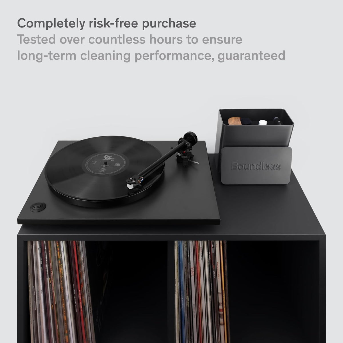 Vinyl Record Cleaning Kit - 8-in-1 Vinyl Cleaner Kit Includes Carbon Fiber & Velvet Record Brushes, Stylus Brush, Cleaning Solution, Microfiber Cloths & Metal Case