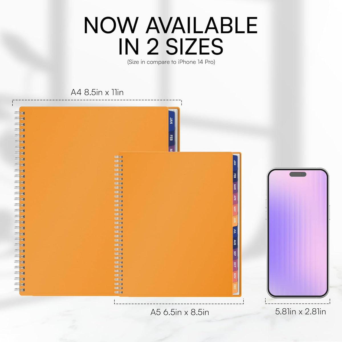 Ensight 2026 Appointment Book & Planner Ensight 6.5 x 8.5 inches Large Tabbed Daily Hourly Weekly Planner Schedule Book 30 Minute time Slots Business & Personal Planner Jan 2026 Dec 2026 Yellow