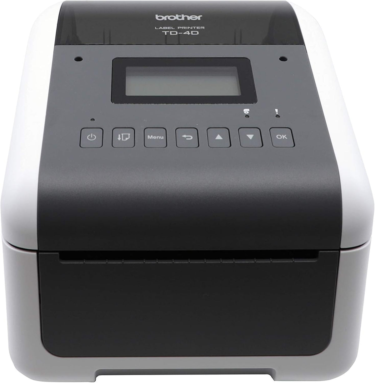 Brother TD-4550DNWB 4-inch Thermal Desktop Barcode and Label Printer, for Labels, Barcodes, Receipts and Tags, 300 dpi, 6 IPS, Standard USB and Serial, Ethernet LAN, Built-in Wi-Fi and Bluetooth,White
