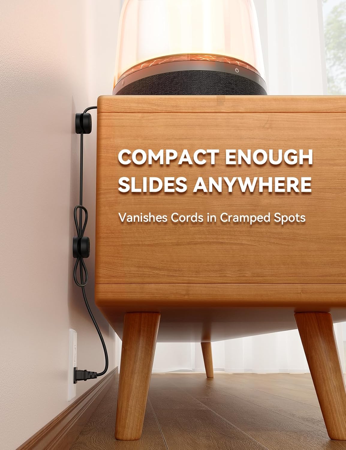 8Pack Cord Organizer JOYROOM Silicone Cable Clips [1s Side-Snap Lock] Desktop Cable Management, Adhesive Phone Charger Wire Keeper for Nightstand Office Workspaces Desk Organization Home Accessories