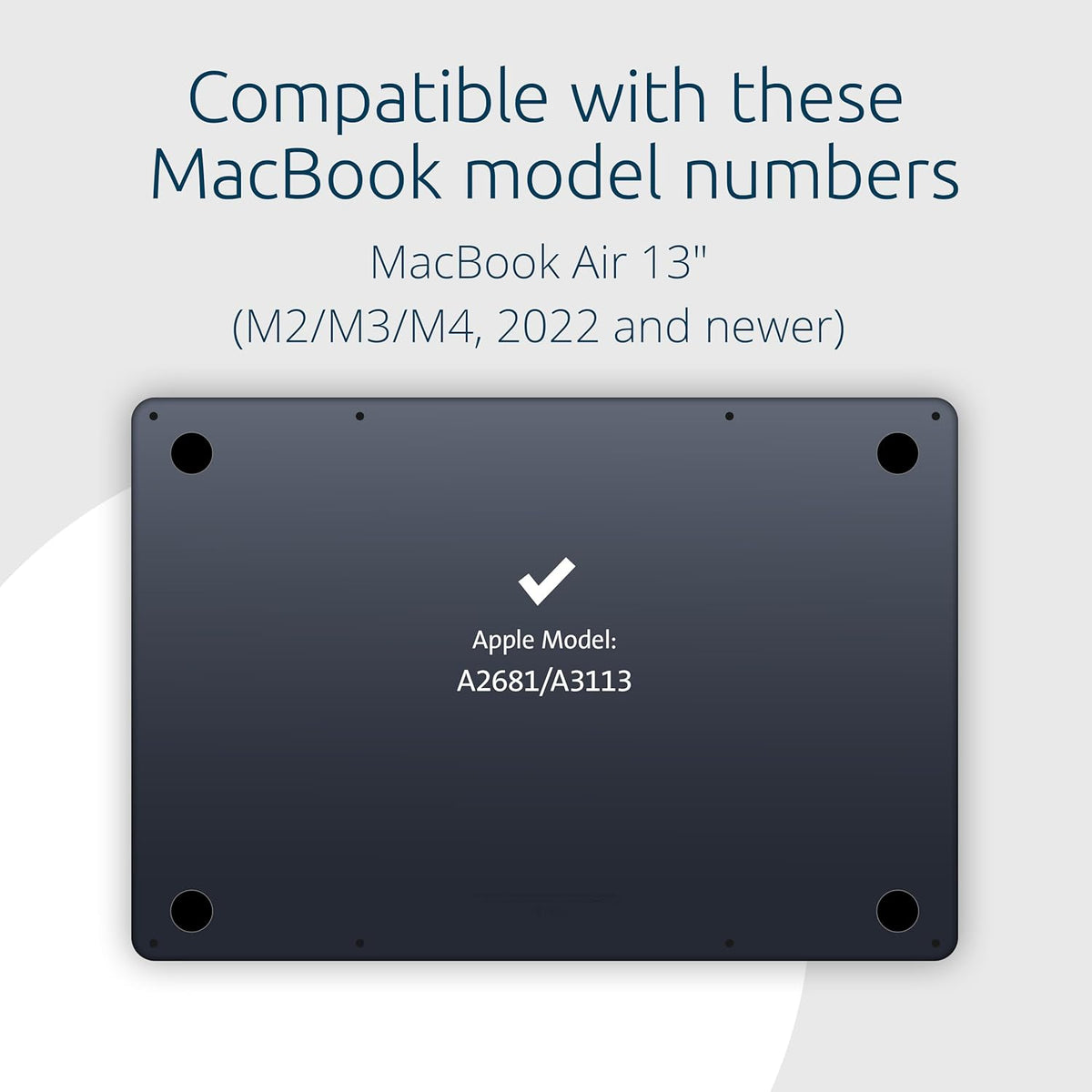 Kensington MP136 Magnetic MacBook Air Privacy Screen for 13.6 inch MacBook Air (2022-2024, M2, M3), Removable Laptop Privacy Filter, Anti Glare Blue Light MacBook Mac Screen Protector