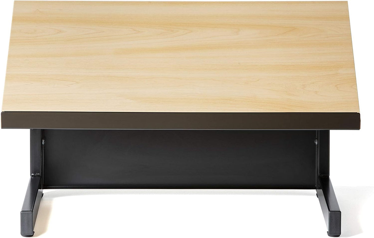 Audio Visual Direct Tabletop Lectern for Presentations, Black/Beech