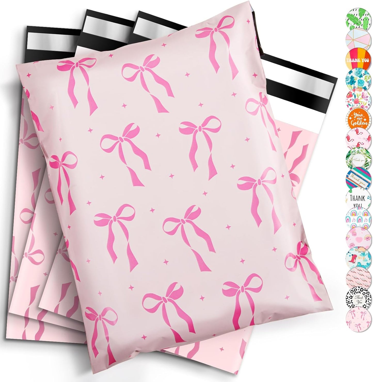 Oududianzi Small Poly Mailers 6x9, 100PCS Shipping Bags, Self Seal Mailers Poly Bags, Mailing Envelopes Bulk, Polymailer Packaging Bags for Small Bussiness