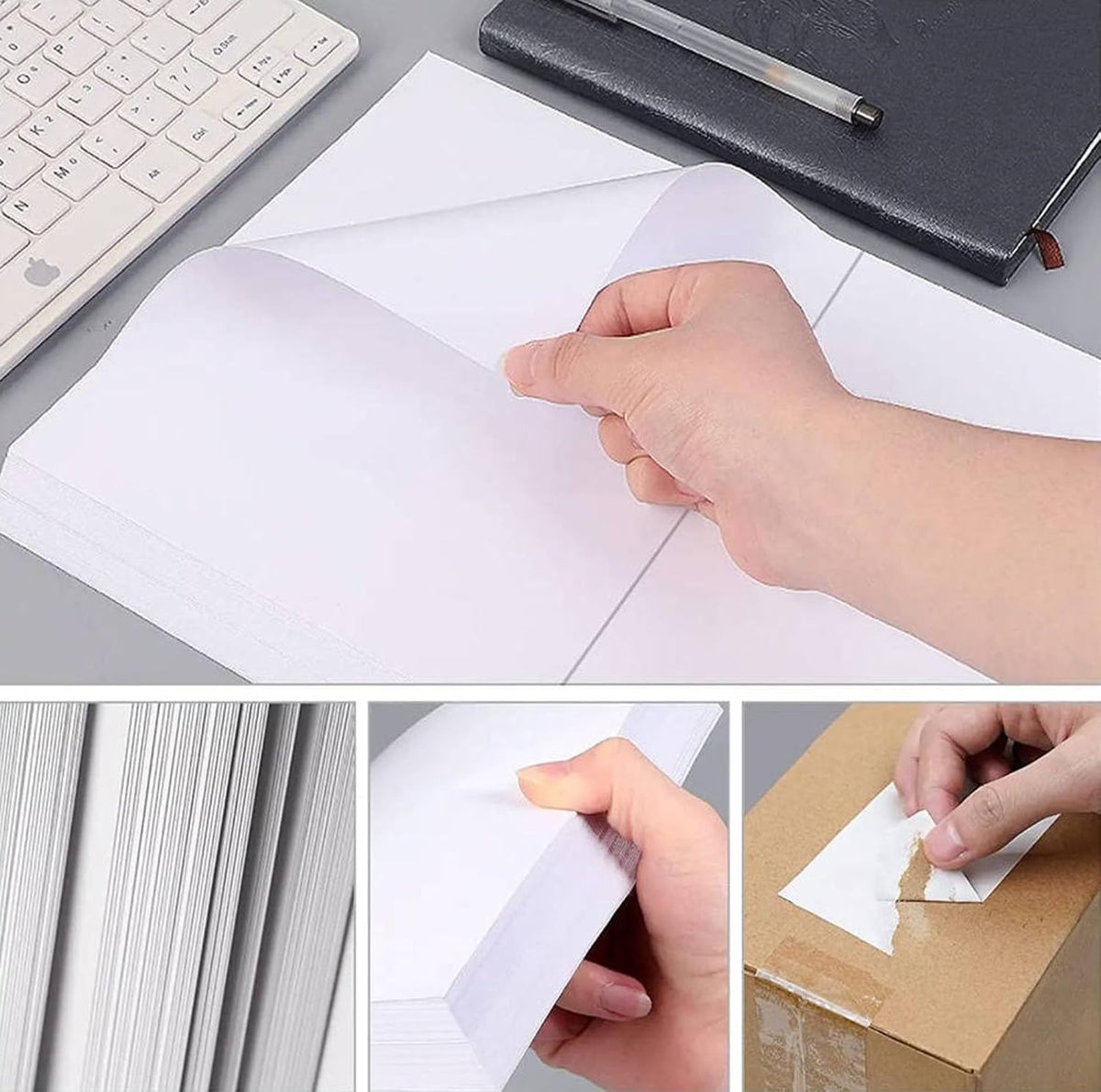Shipping Label 2 per Sheet /8.5 "x 5.5" Mailing Labels for Laser and Inkjet Printers, Half Page Self Adhesive Sticker Labels for Packages (500 Sheets, 1000 Labels)