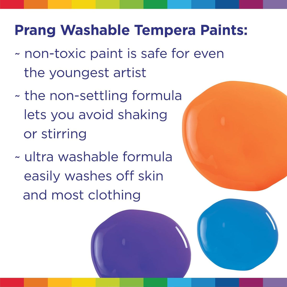 Prang Washable Tempera Paint, Violet, 16 Oz., 1 Count
