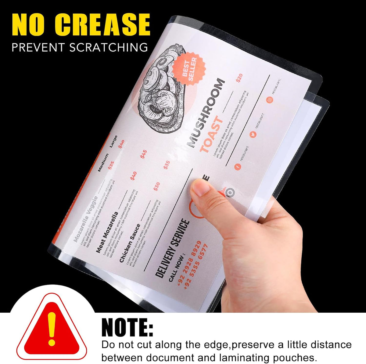 300 Pack Laminating Sheets, 3 Mil, 9 x 11.5 Inches Thermal Laminating Pouches Lamination Sheet Paper for Laminator, Clear, Letter Size, Office and School Supplies