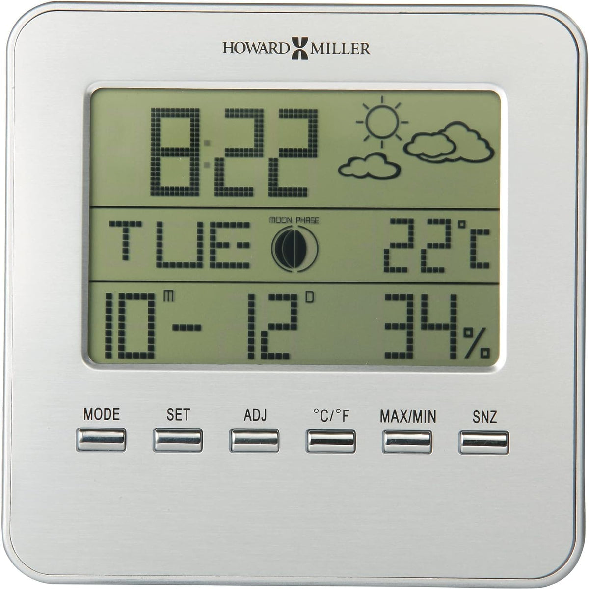 Howard Miller 549824 Winchester Tabletop Clock II