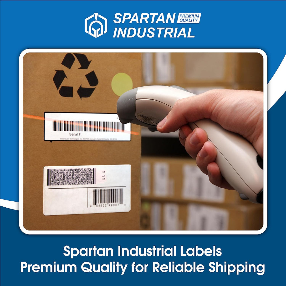 Spartan Industrial - Compatible Labels Replacement for DYMO 30256-2-5/16" X 4" Postage Shipping Labels (10 Pack)