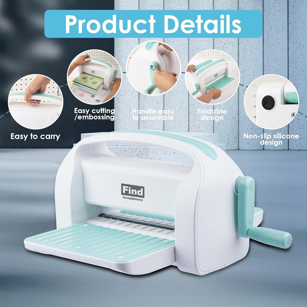 9 inch Die Cutting Machine, A4 Embossing Machine for Card Making