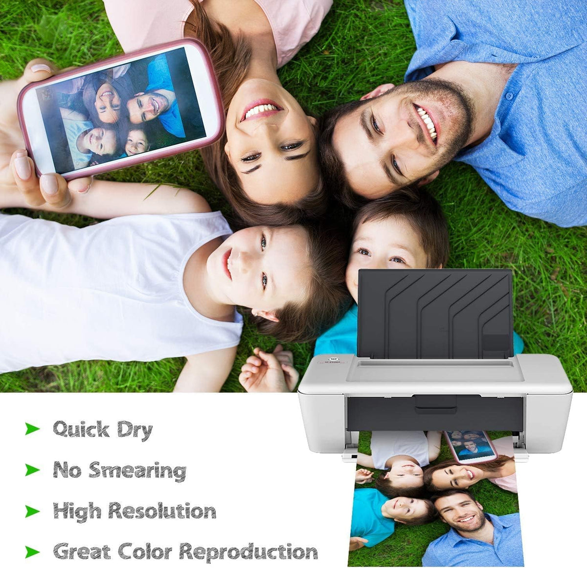 Koala Ultra Premium Photo Paper 11x17 In Satin Photo Printer Paper for Inkjet Printer Water-Resistant Semi Gloss 50 Sheets 72lb