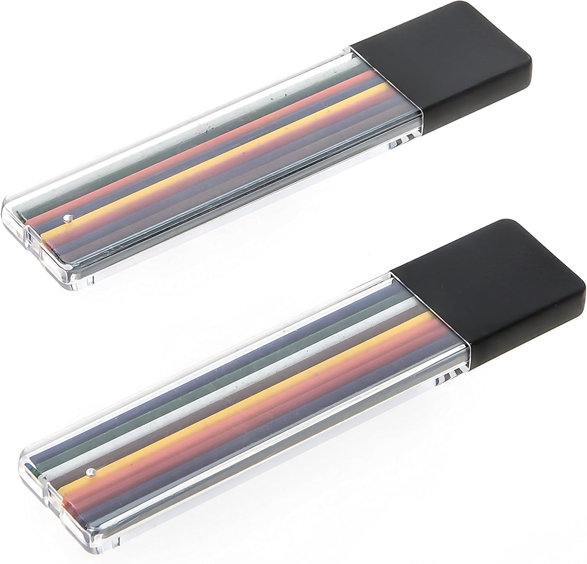 Leda Mechanical Pencil (Black Multicolor) - Perfect Fit Lead Holder for Any Lead Size, Smooth Writing, Durable Design for Precision Drawing and Sketching