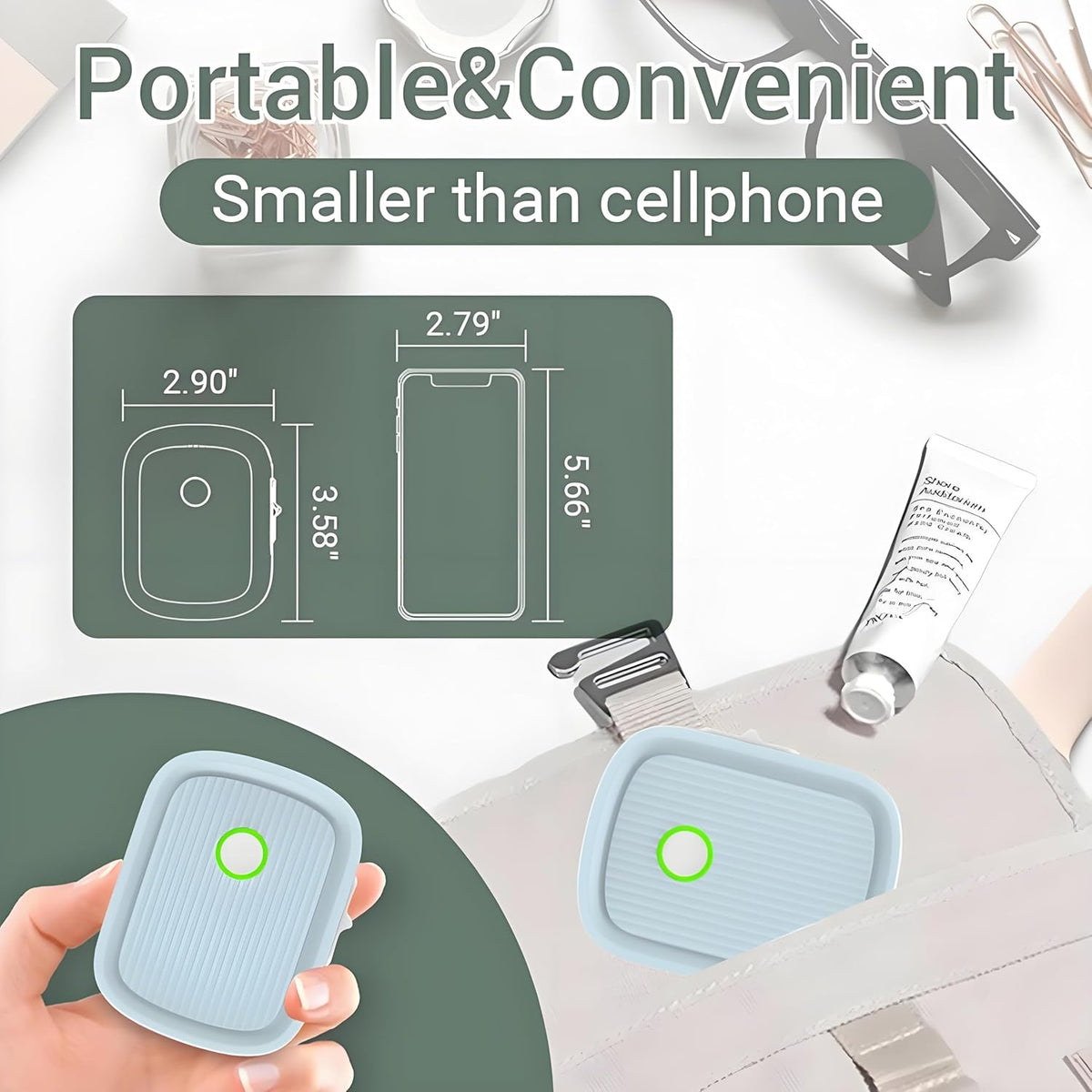 Portable Bluetooth Label Maker Machine - Pro Mini Printer with Multiple Templates, Ideal for Home, Office, and Storage Organization