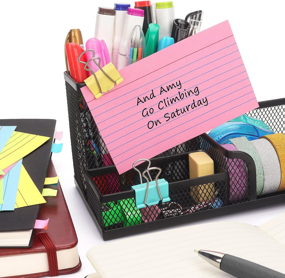 Tamaki Colored Index Cards 3 X 5 Ruled Note Cards Flash Cards for Studying, Home and Office Ruled Index Cards, 180 Count