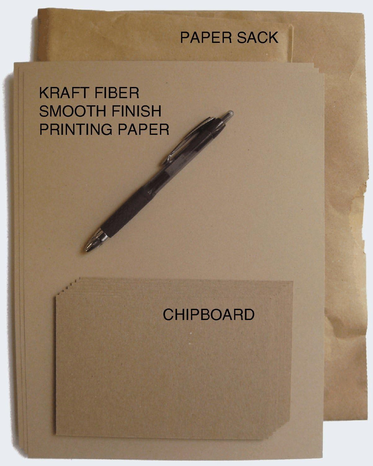 150 Sheets Chipboard 46pt (Point) 11 X 17 Inches Medium Weight Tabloid Size .046 Caliper Thickness Cardboard Craft|Packaging Brown Kraft Paper Board