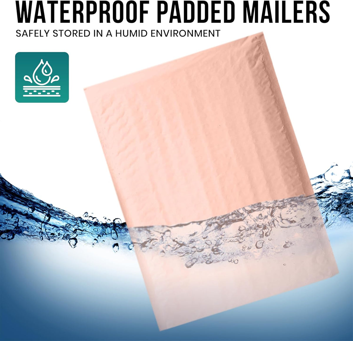 Levex - #000 4" x 8" [10 Pack] Light Pink Poly Bubble Mailers, Padded Envelope Mailers, Packing Envelope & Mailing Bags for Shipping