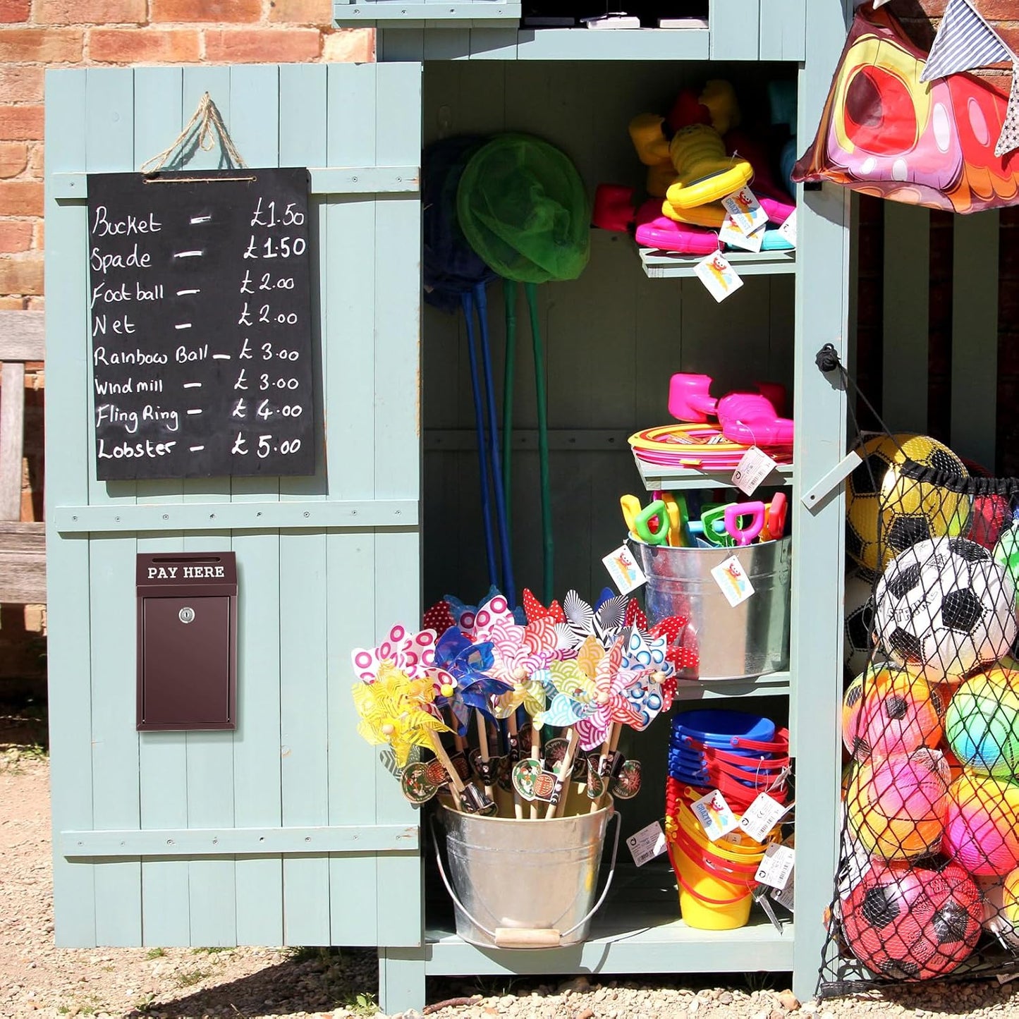 Safe Cash Box Money Collection Metal Donation Box with Lock Wall Mount Pre Drilled Mailbox Delivery Ballot for Home Office Outdoor Self Serve Stand(Brown,10.2 x 5.7 x 2.8 Inch)