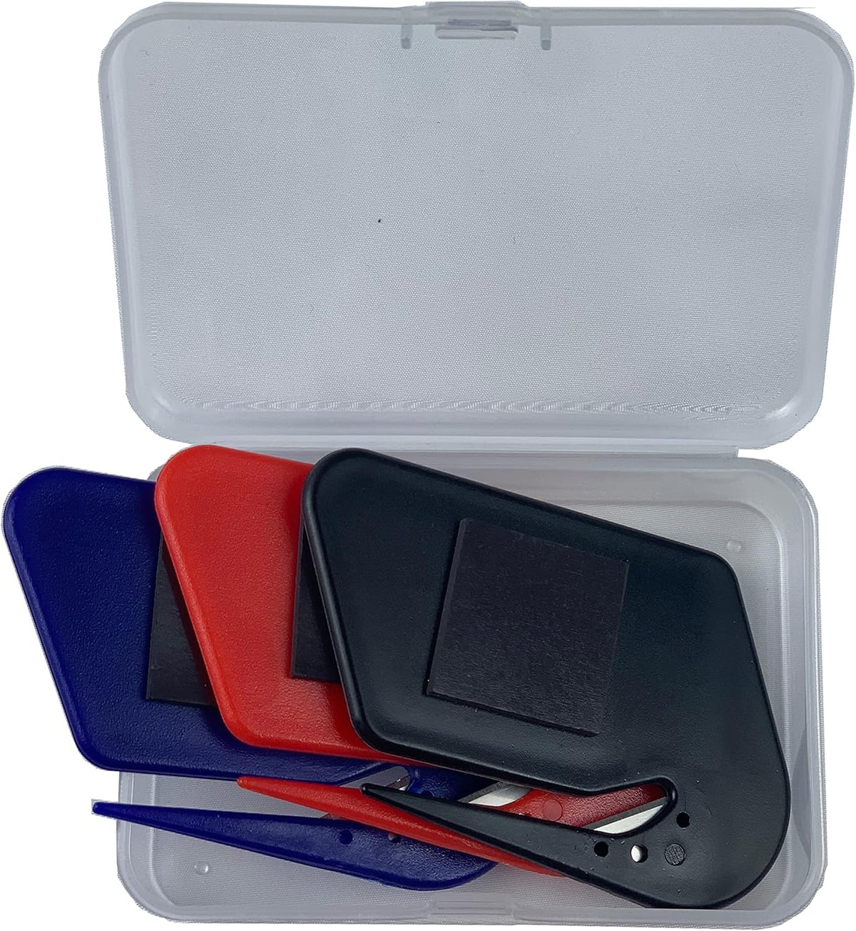 Magnetic Letter Openers Envelope,3 Pack,Envelope Opener Slitter,Mail Openers Blade with Magnet,Letter Opener for Women,Envelope Cutter(red,Blue,Black)