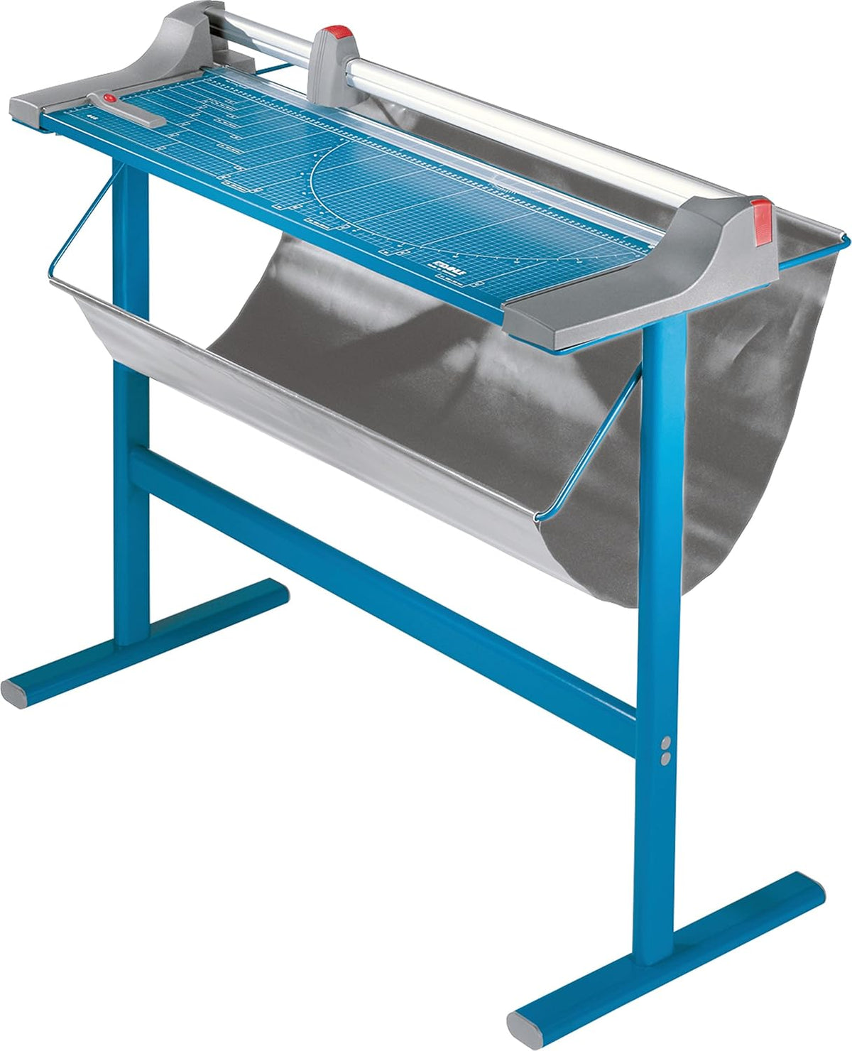 Dahle 448s Premium Rotary Trimmer w/Stand, 51" Cut Length, 20 Sheet Capacity, Self-Sharpening, Automatic Clamp, German Engineered Paper Cutter