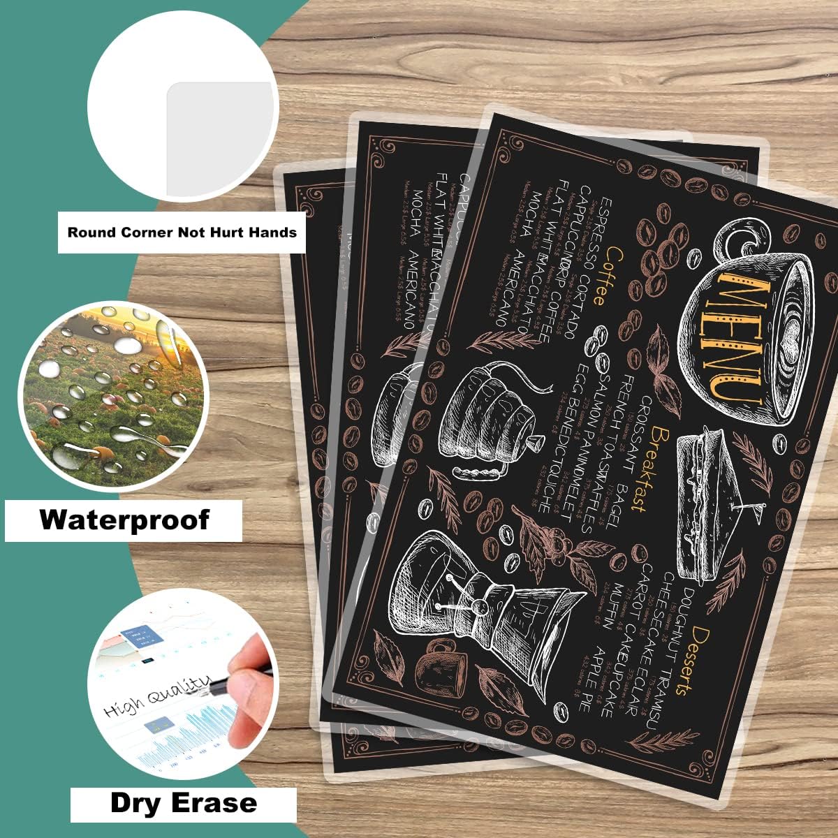 BESTEASY Clear 9" x 11.5" Thermal Laminating Sheets 3 mil Letter Size Thermal Laminating Pouches, Hold 8.9'' x 11.4'' Letter Size Sheets, Pack of 3000