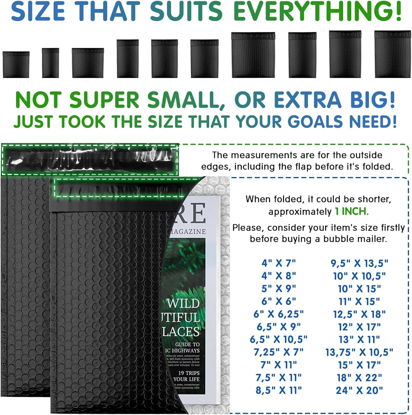 Black Poly Bubble Mailers Self Seal, 6.5 x 9 Inch. 250 Pack Bubble Packaging Envelopes for Shipping. Durable Sealed Mailing Envelopes Bubble Padded. Waterproof Bubble Bags for Shipping