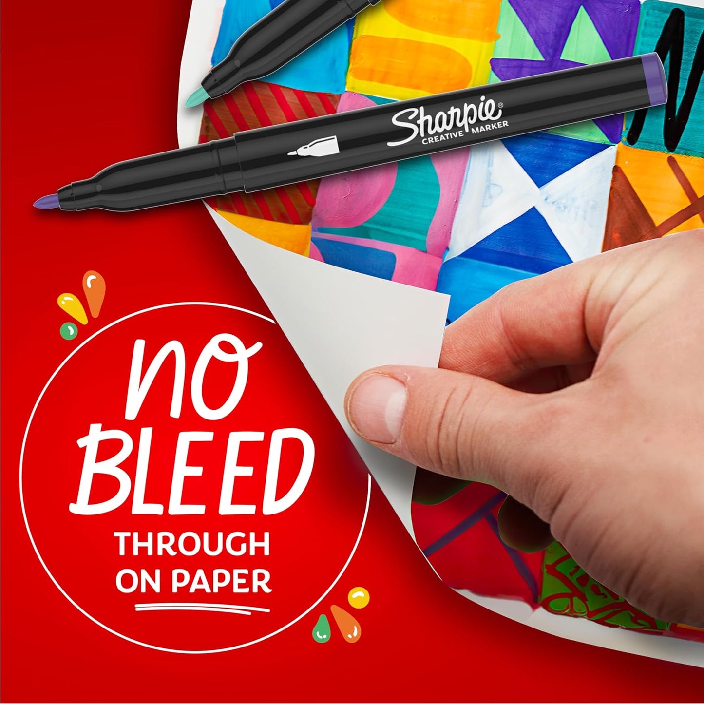 Sharpie Creative Markers, Earth Tones, Water-Based Acrylic Paint Markers, Fine Tip, 12 Count
