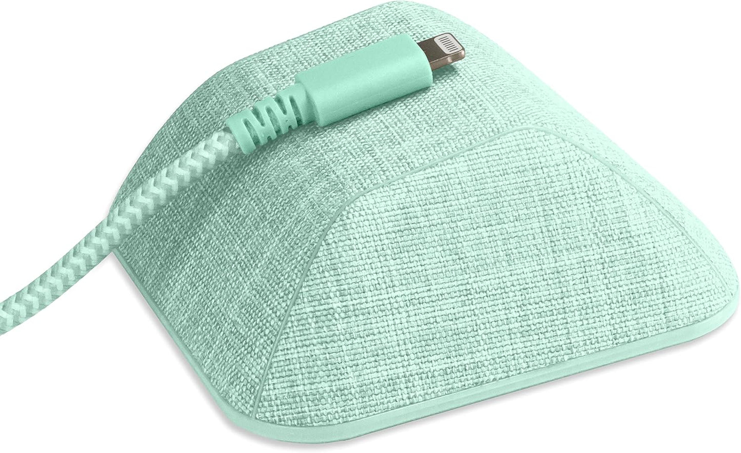 Smartish® Magnetic Cord Holder - Cable Wrangler Organizer with Magnet Clips for Charger Management on Desktop, Nightstand, or Side Table for All Cables, USB-C, Lightning Cables - Teal Me More