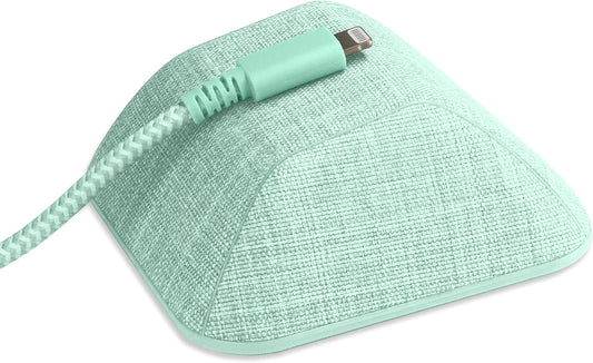 Smartish® Magnetic Cord Holder - Cable Wrangler Organizer with Magnet Clips for Charger Management on Desktop, Nightstand, or Side Table for All Cables, USB-C, Lightning Cables - Teal Me More