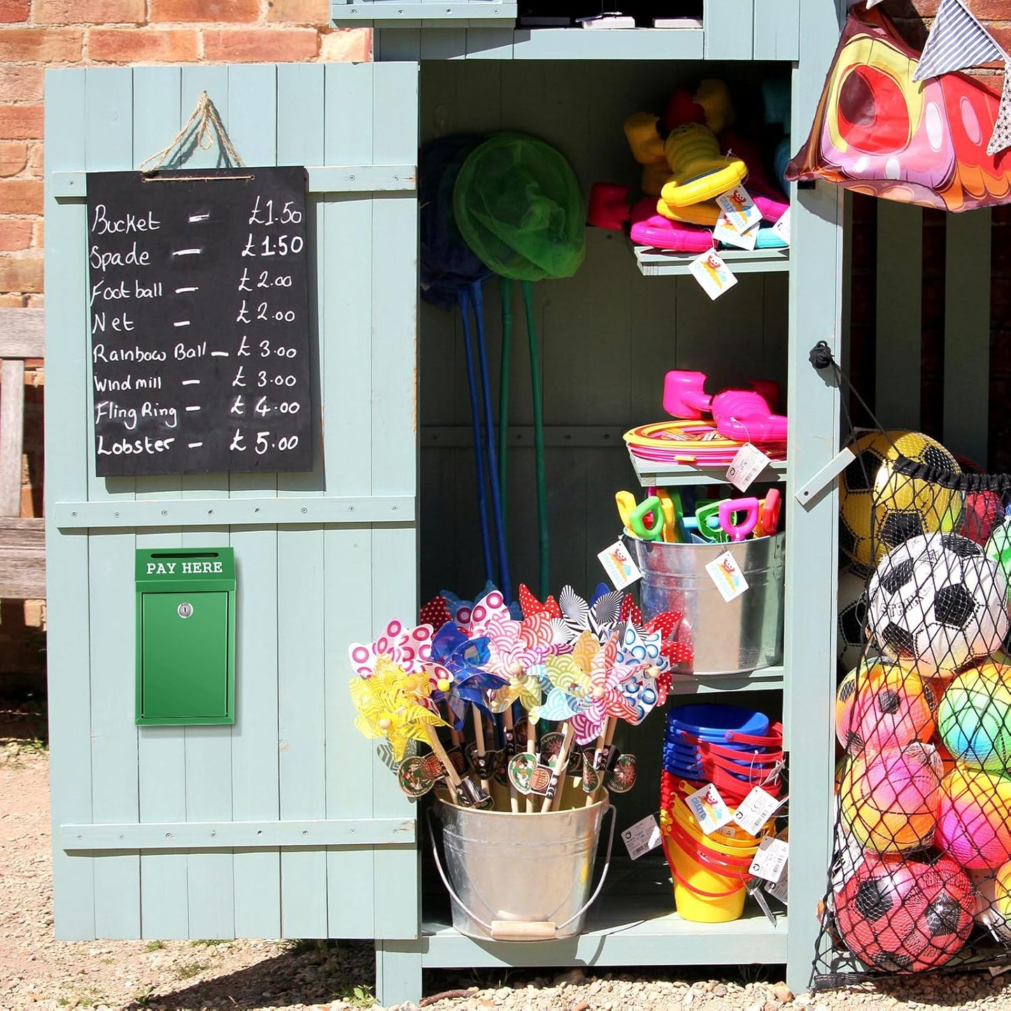 Safe Cash Box Money Collection Metal Donation Box with Lock Wall Mount Pre Drilled Mailbox Delivery Ballot for Home Office Outdoor Self Serve Stand(Green,10.2 x 5.7 x 2.8 Inch)