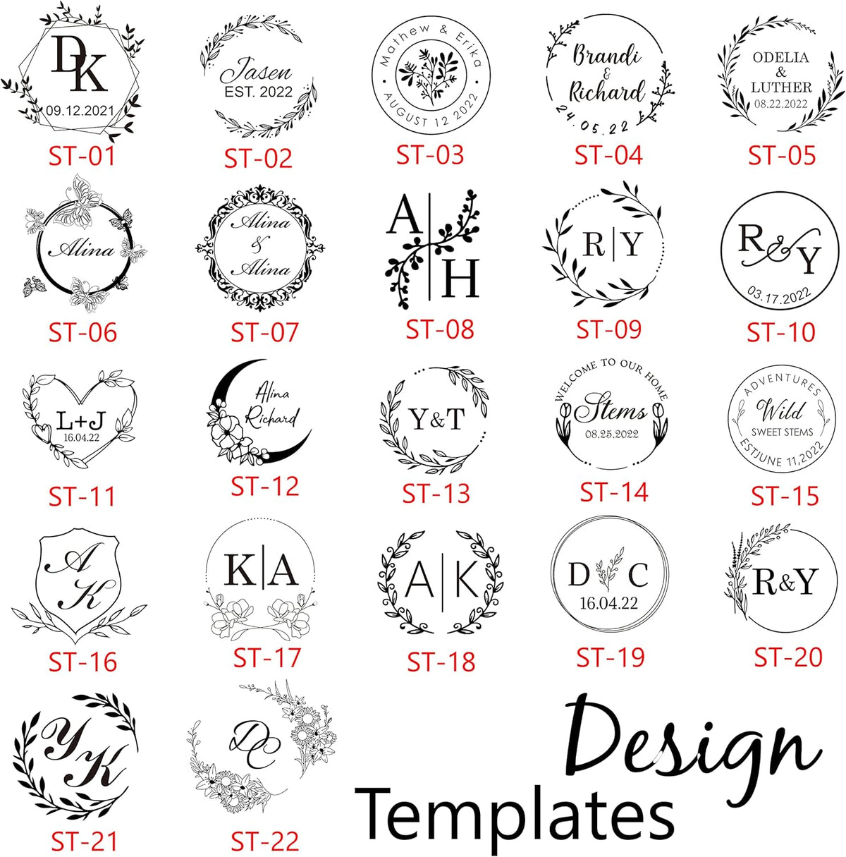 Custom Logo Text Stamp - Personalized Stamp Clearly Impressions on Various Surfaces Custom Stamp for Business Logo Branding or Crafting Needs