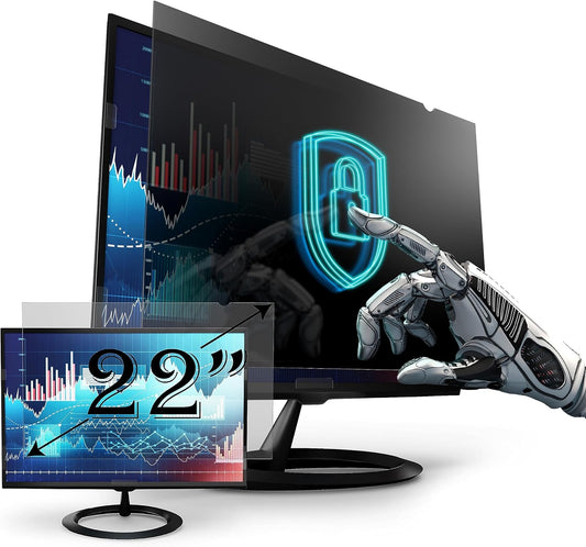 Privacy Screen Filter for 22 Inches Desktop Computer Monitor, Screen Protector Size is 18.7 inch width x 11.7 inch height