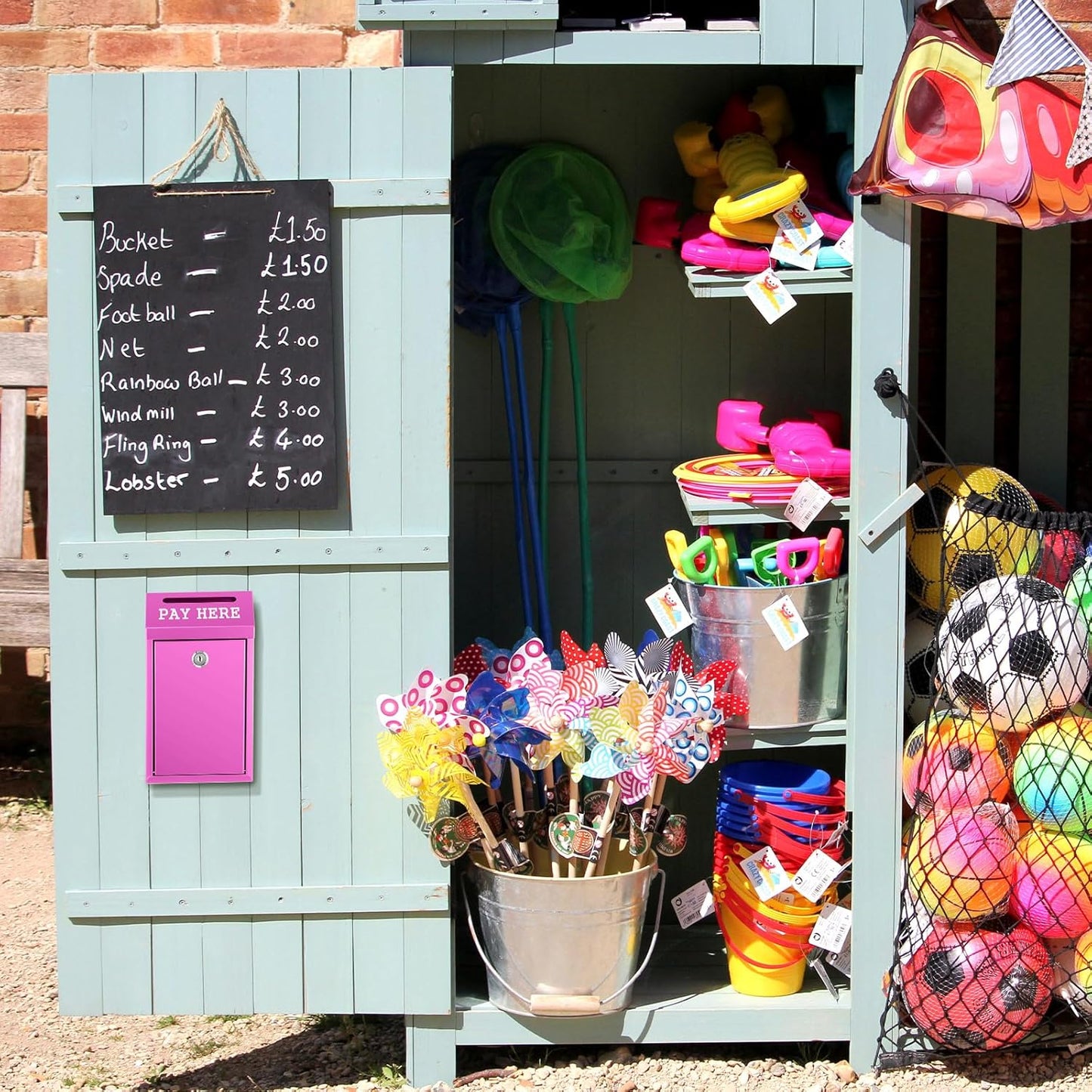 Safe Cash Box Money Collection Metal Donation Box with Lock Wall Mount Pre Drilled Mailbox Delivery Ballot for Home Office Outdoor Self Serve Stand(Rose Red,10.2 x 5.7 x 2.8 Inch)