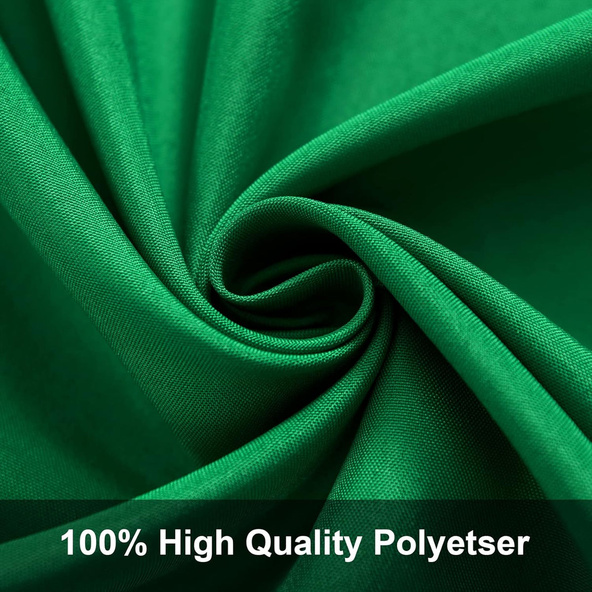 Joccun 8X10FT Green Backdrop Background for Photography,Polyester Backdrop Curtain Background Screen for Photography,Photoshoot,Video Recording,Studio(8X10ft,Green)