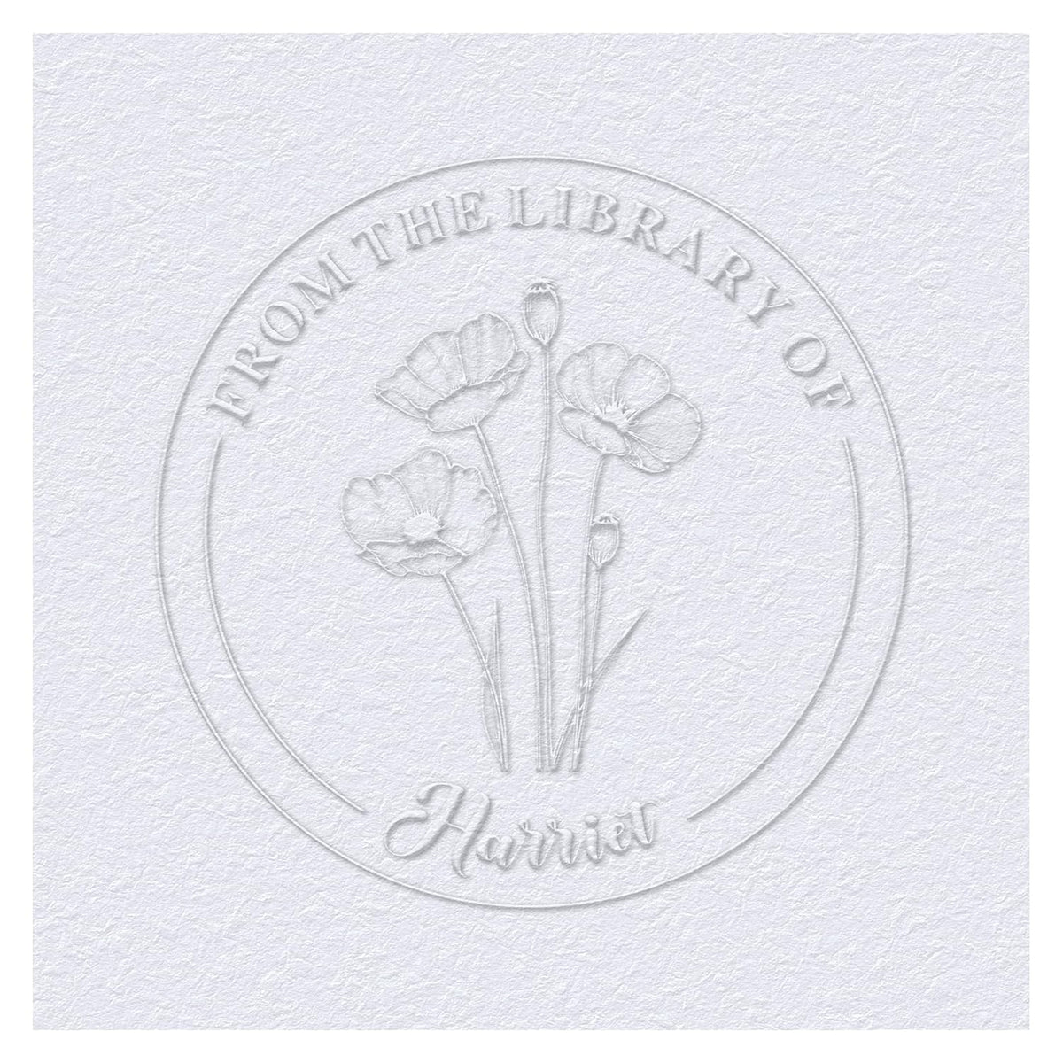 Book Embosser Custom Embosser Stamp with Your Name or Design Personalized Library Embosser Stamp Customized Books Business Cards Paper Documents Notebooks etc. (16)