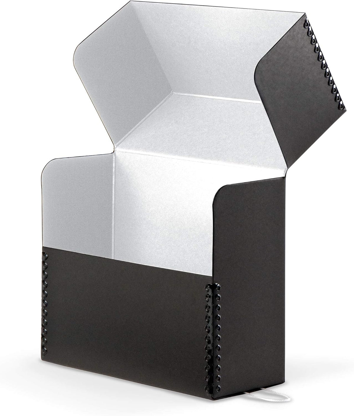 Gaylord Archival Black Flip-Top Document Storage Box - 2 1/2W x 15 1/4L x 10 1/4" H