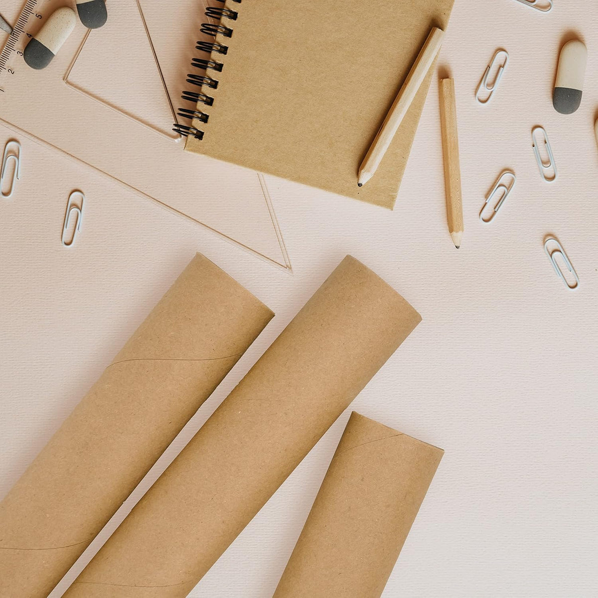 MagicWater Supply Mailing Tube - 2 in x 18 in - Kraft - 1 Pack - for Shipping and Storage of Posters, Arts, Crafts, and Documents