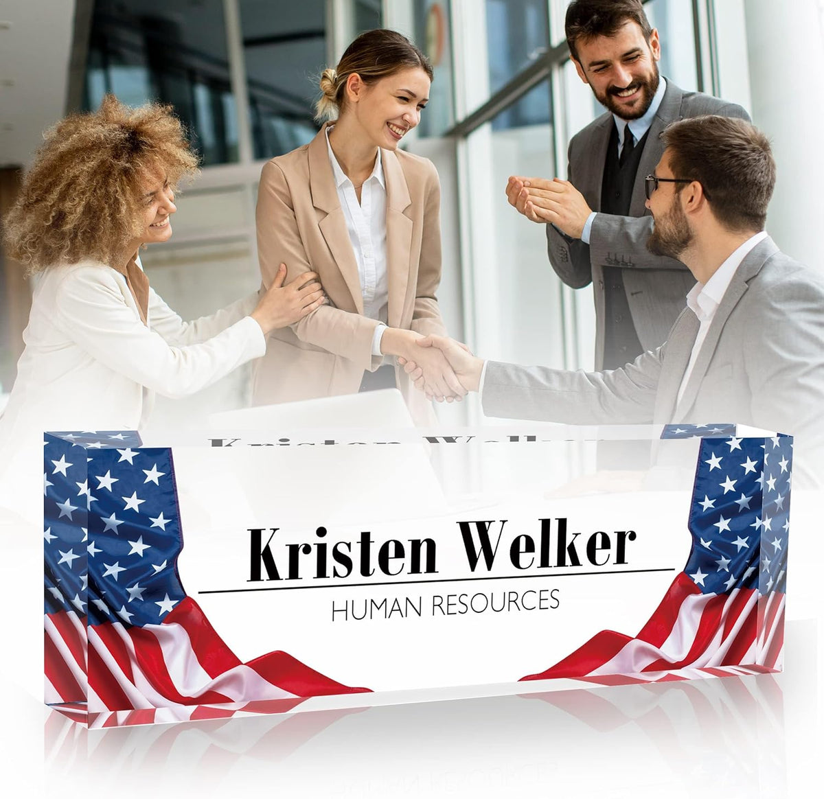 Custom Acrylic Name Plate | Personalized Boss Employee Appreciation Gift