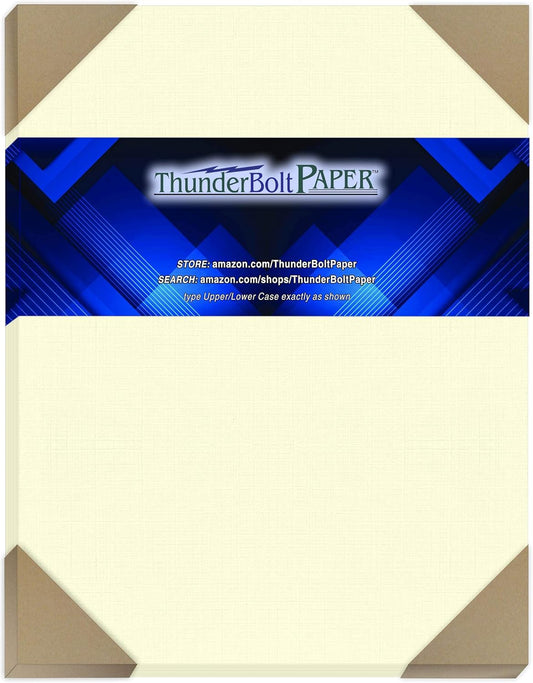 25 Natural Linen 80# Cover Paper Sheets - 9" X 12" (9X12 Inches) Frame and Sketch Pad Size - Card Weight - Fine Linen Textured Finish - Quality Cardstock