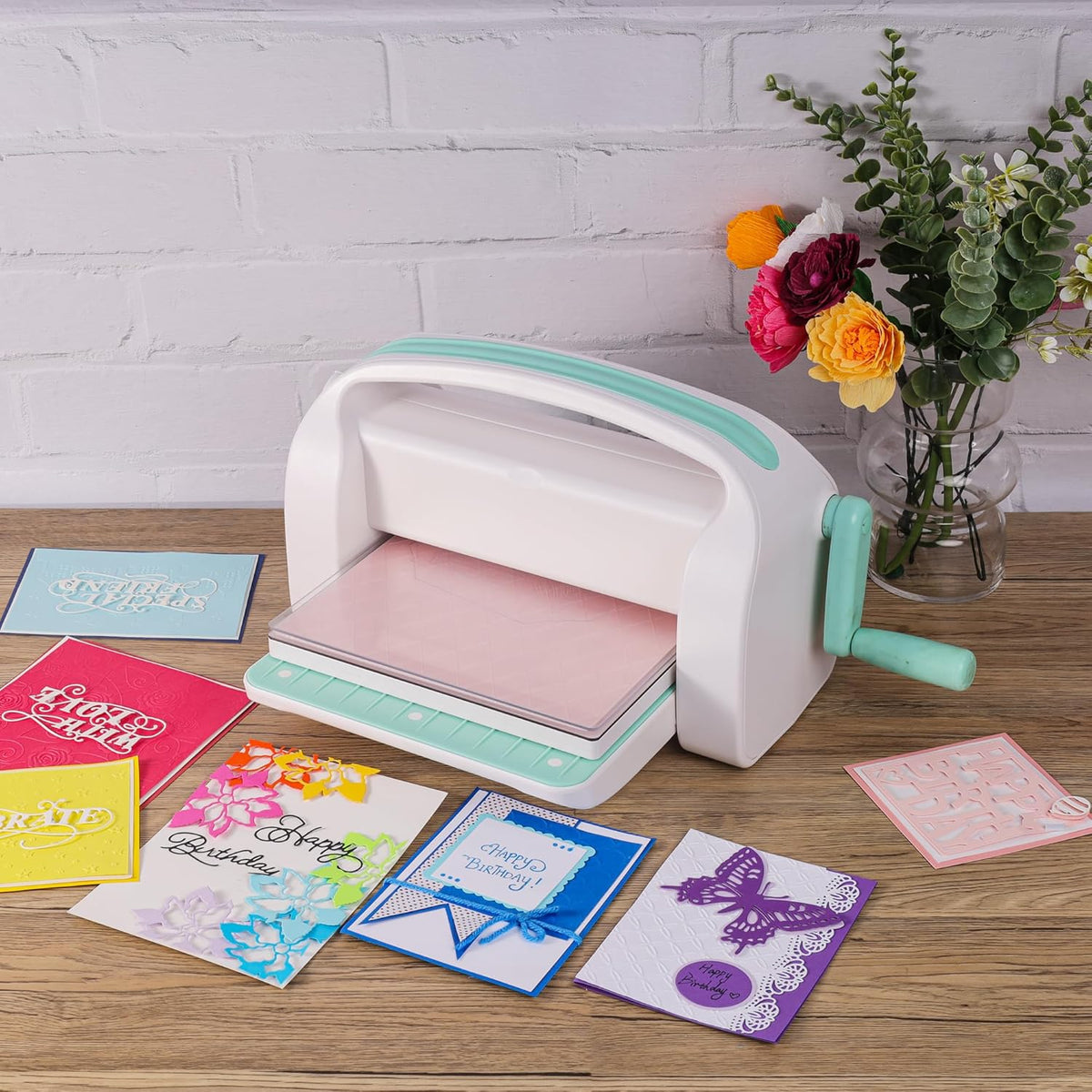 Manual Die Cutting Machine,9" Openning, Scrapbooking Machine Starter kit